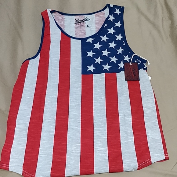 Brooklyn clothing USA flag tank top - Picture 1 of 3